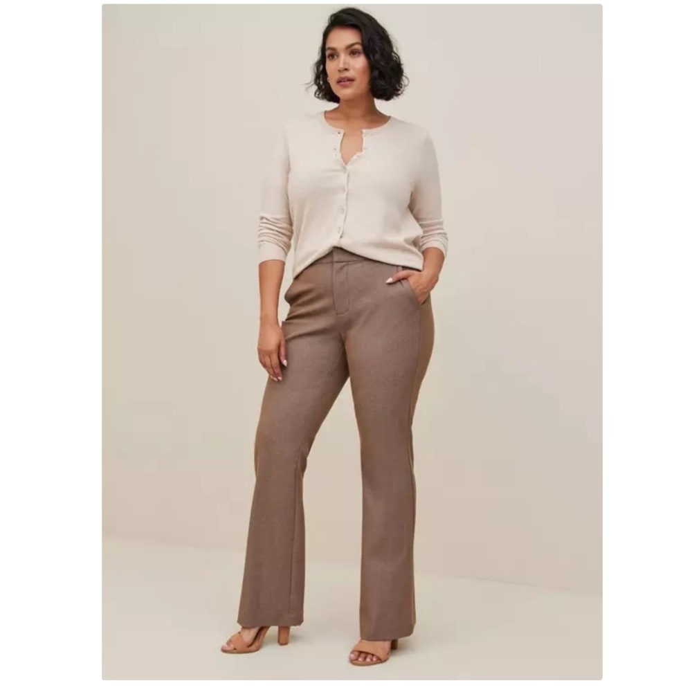 TORRID NWT Everyday Soft Cardigan Crew Sweater Oatmeal 0657 - Picture 3 of 7